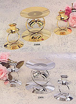 3D Wedding Bell Unity Candleholders