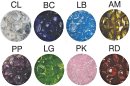 Decorative Glass Gems Colors