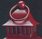 Metal and Glass Candle Lantern