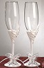 Butterfly Toasting Flutes