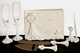 Calla Lilly Bride & Groom Wedding Collection