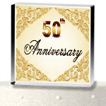 50th Anniversary Cake Top