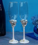 Oceans of Love Beach Toasting Flutes