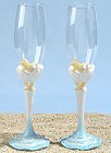 Starfish Toasting Flutes