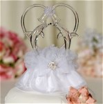 Dolphin Caketop with glass bells
