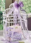 Decorative Metal Bird Cage used as a Gift Carr Holder