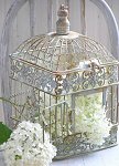Decorative Birdcage with flowers