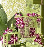 Decorative Birdcage used as home decor for flowers
