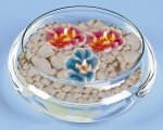 Glass bowl for floating candles