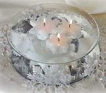 Snowflake Floating Candle Centerpiece