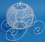 Wire Cinderella Pumpkin Coach - 12inch