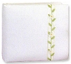 guestbook, floral vine design