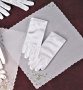 Satin gloves and hankie