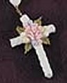 Porcelain Rosary - Cross detail