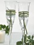 Celtic Charm Toasting Flutes