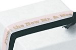 From the New Mr & Mrs - imprinted ribbon