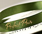 Perfect Pair imprinted ribbon