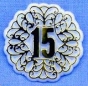 15 Circle Charm, gold
