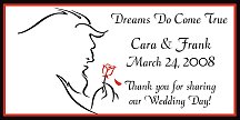 Beauty and The Beast Favor Tag