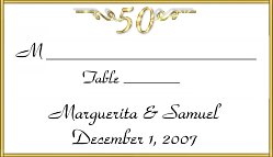 Personalized Placecards