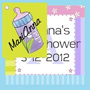Personalized Baby Shower Favor Tag