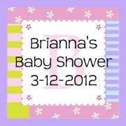 Baby Block Favor Tags