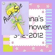 Baby Block Favor Tag with Mini tag on top