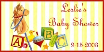 Baby Shower Favor Tag