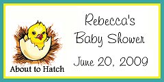 Baby Shower Favor Tag