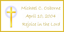 Baptismal favor tag