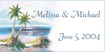 Personalized Beach Favor Tags