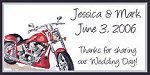 Biker Wedding Favor Tags