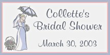 Bridal Shower Favor Tag
