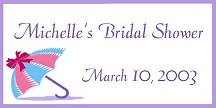 Bridal Shower Favor Tag