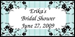 Bridal Shower Favor Tag 