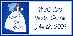 Bridal Shower Favor Tag