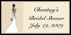Bridal Shower Favor Tag