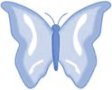 Blue Butterfly Tag