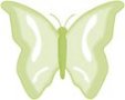 Green Butterfly Tag