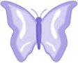 Periwinkle Butterfly Tag