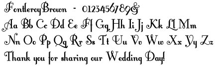 FONT LEROY BROWN