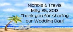 Beach theme graphic sample