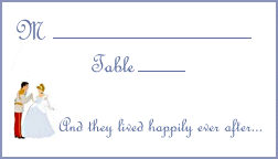 Cinderella Placecards