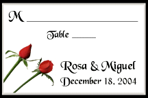 Personalized Place Cards