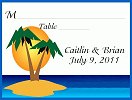 Beach Theme Place Card