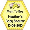 Mom To Bee - Bee Theme Favor Tag
