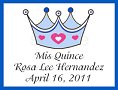 Princess Crown Favor Tag - Large