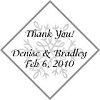 Snowflake Favor Tag - Mini Size