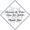 Snowflake Favor Tag - Mini Size