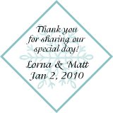Personalized Snowflake Tag sample